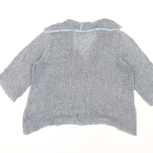Masai Grey Open-Knit Jumper, Women, Size M