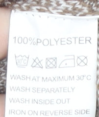 Wild Flower Women's Brown Geometric Jumper M/L