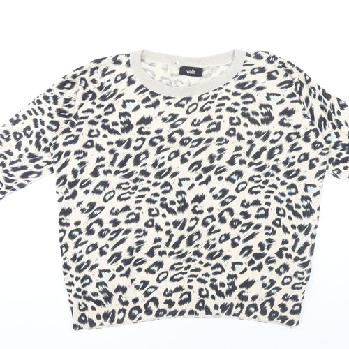 Wallis Women's Multicoloured Animal Print Pullover L