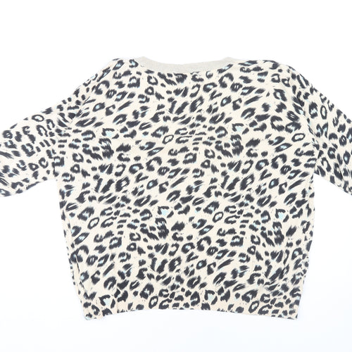Wallis Women's Multicoloured Animal Print Pullover L