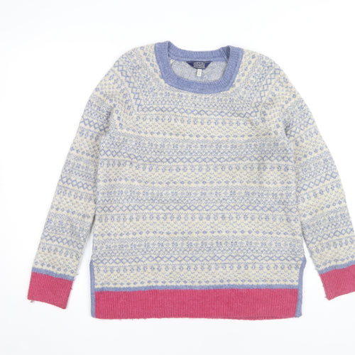 Joules Womens Fair Isle Multicoloured Knit Jumper Size 12