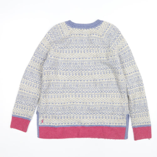 Joules Womens Fair Isle Multicoloured Knit Jumper Size 12