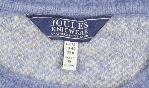 Joules Womens Fair Isle Multicoloured Knit Jumper Size 12