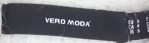 Vero Moda Women's Ivory Henley Knit Jumper XS