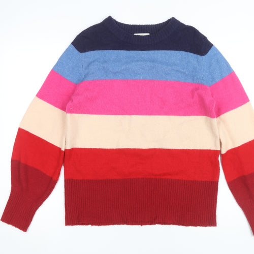 Love & Roses Women's Multicoloured Striped Jumper M