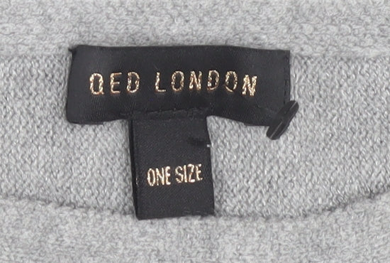 QED London Grey Women’s One Size Jumper