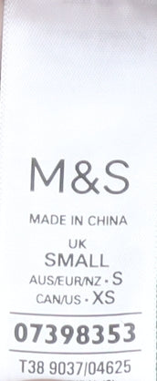 Marks and Spencer Women's Ivory Cable-Knit Cardigan Size S