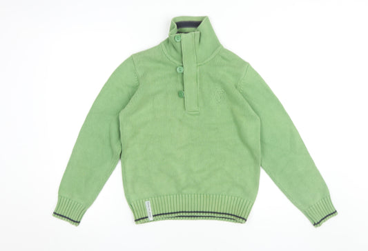 Next Boys Green Henley Jumper 11 Years