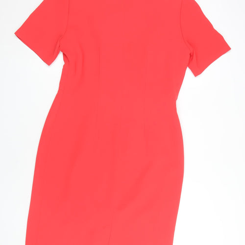 Elinette Design Women's Red Size 12 Shift Dress