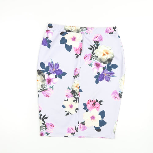 New Look Women's Multicoloured Floral Skirt