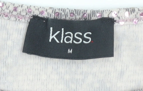 Klass Women's Multicoloured Sequin T-Shirt, M