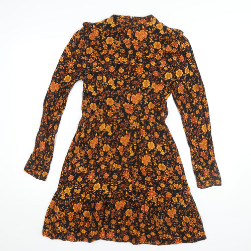 Warehouse Women's Floral Multicoloured Dress Size 6