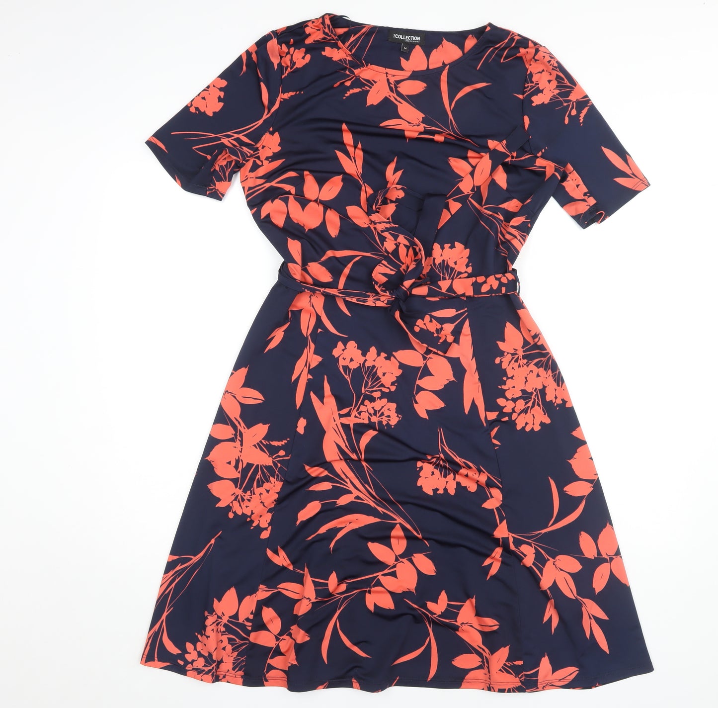 Debenhams Women's Floral A-Line Dress, Size 14