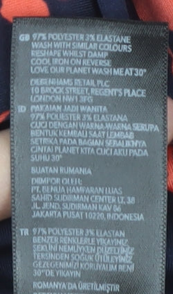 Debenhams Women's Floral A-Line Dress, Size 14