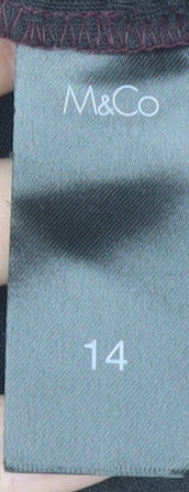 M&Co Women's Red Paisley Dress Size 14