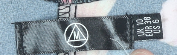 Missguided Women's Multicoloured Floral Wrap Dress Size 10