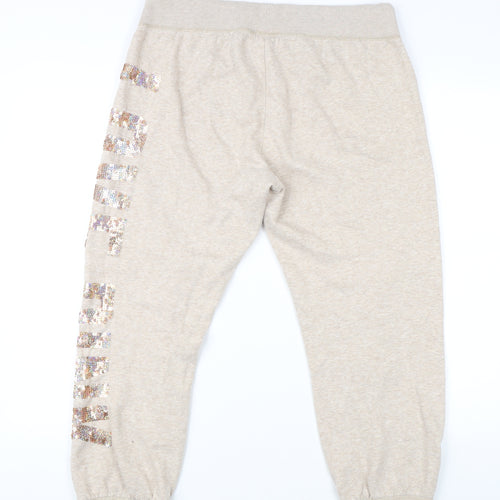 Victoria's Secret Beige Jogger Track Pants - M
