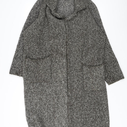 Zara Knit Women’s Grey Open-Knit Cardigan M