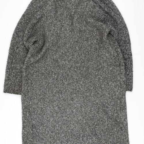 Zara Knit Women’s Grey Open-Knit Cardigan M