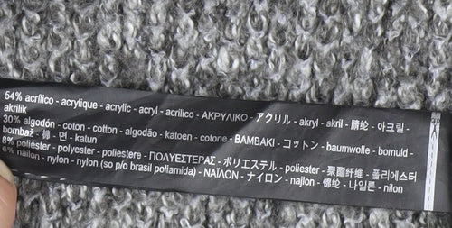 Zara Knit Women’s Grey Open-Knit Cardigan M