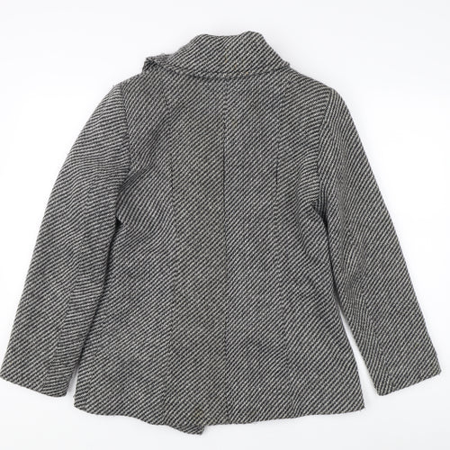 Classics Women's Black Pea Coat Size 14
