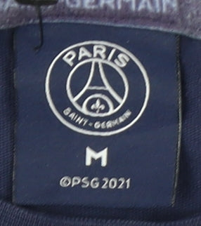Paris Saint-Germain Men's Blue Graphic T-Shirt Medium
