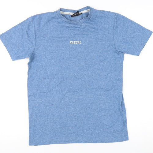 Rascal Boys' Blue T-Shirt, 13-14 Years, Logo Accent
