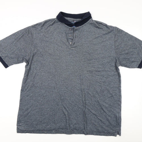 Marks & Spencer Men's Blue Polo Shirt 2XL