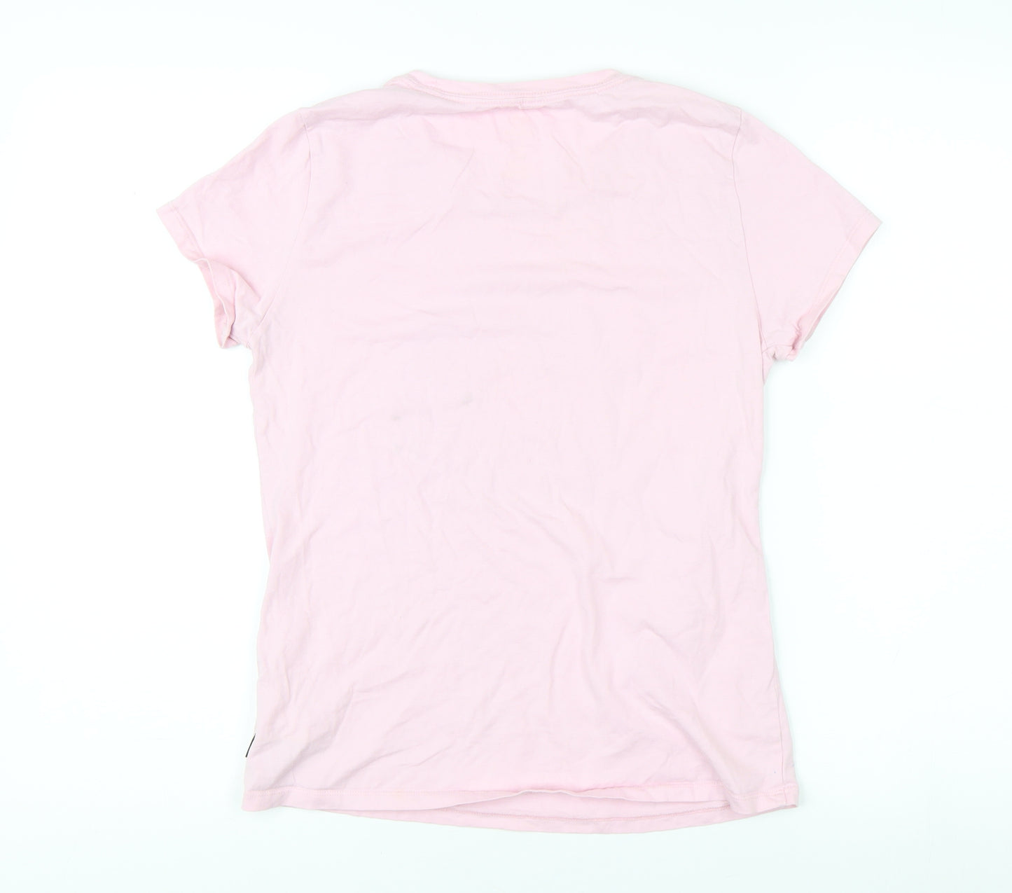 Converse Women's Pink Slim Fit T-Shirt, Size 12