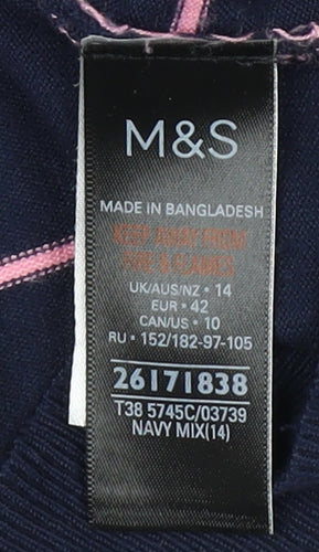 Marks and Spencer Women's Multicoloured Cardigan Size 14