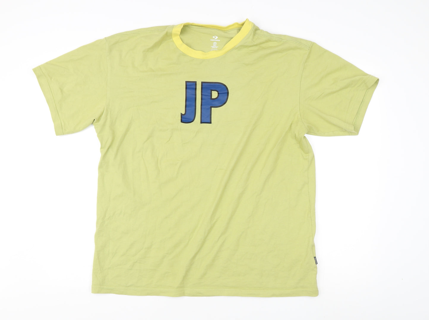 Converse Men's Green Crew Neck T-Shirt Size M