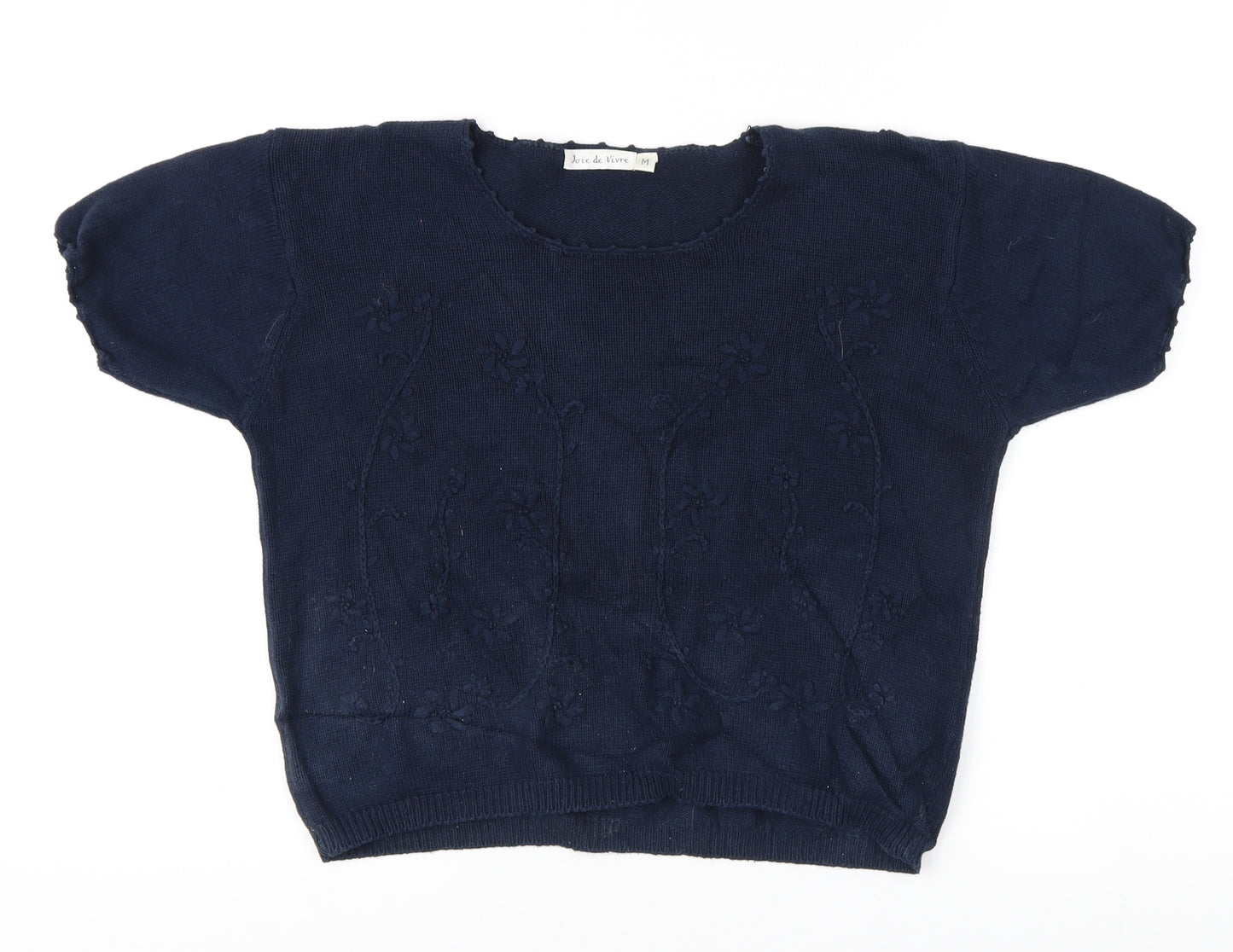 Joie de Vivre Women's Blue Pullover Jumper M