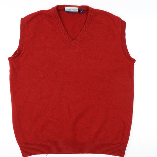 Tom Hanson Men's Red XL Wool Vest