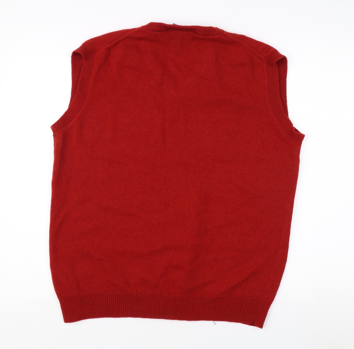 Tom Hanson Men's Red XL Wool Vest