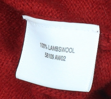 Tom Hanson Men's Red XL Wool Vest