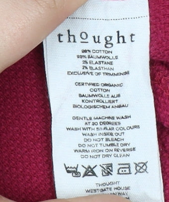 Thought Women's Red Pullover Jumper Size 16