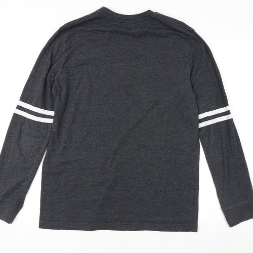 Canada Athletics Men's Grey Long Sleeve T-Shirt - L