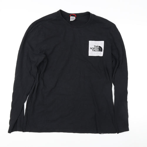 The North Face Men's Black Long Sleeve T-Shirt Size L
