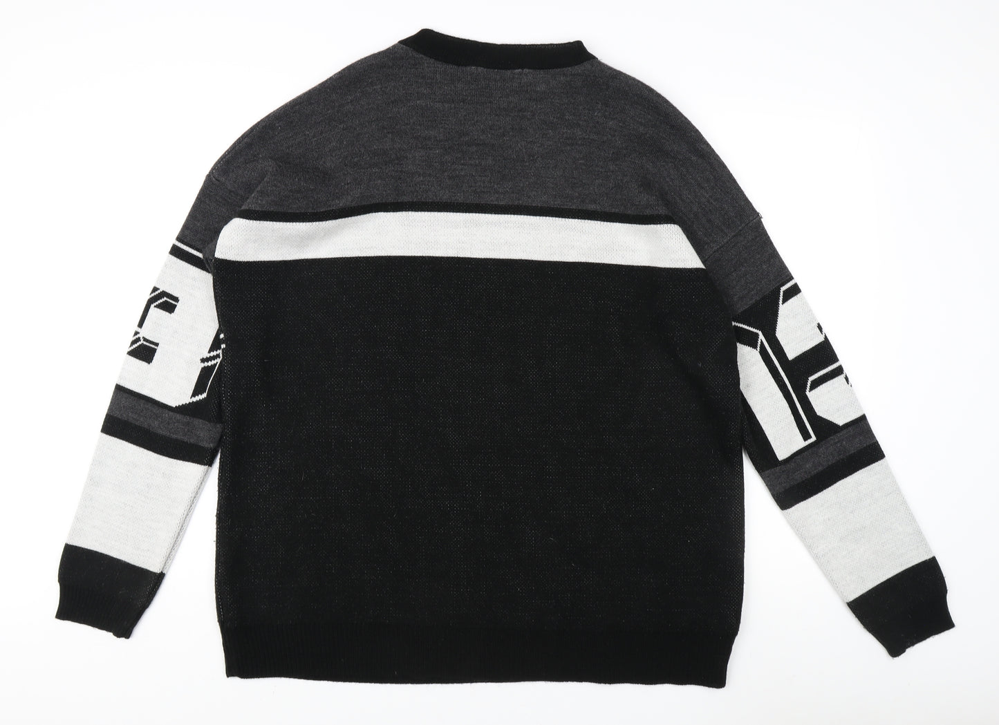 EGO Unisex Adults Black Pullover Jumper, Size S, Casual