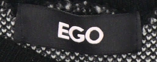 EGO Unisex Adults Black Pullover Jumper, Size S, Casual