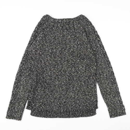 BASIC Women's Black M Cable-Knit Jumper