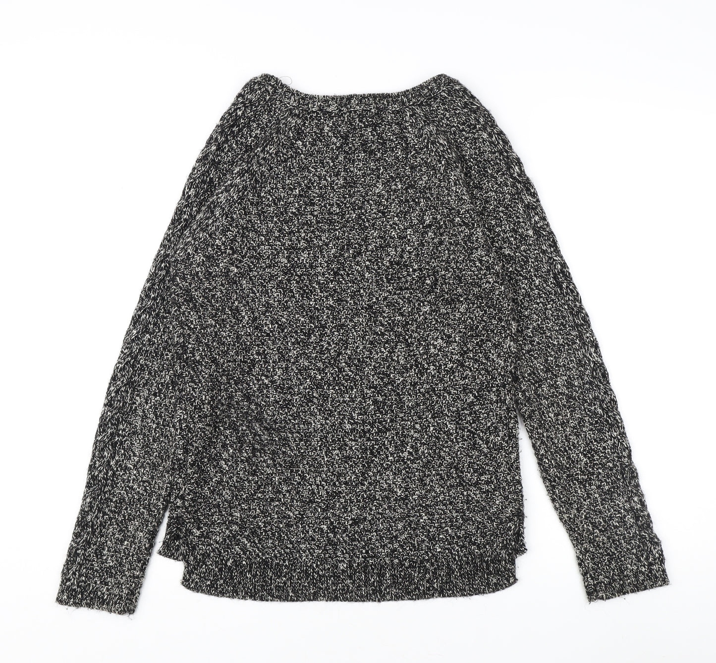 BASIC Women's Black M Cable-Knit Jumper