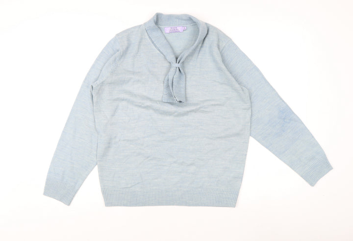 Honor Millburn Women's Blue Knit Jumper M