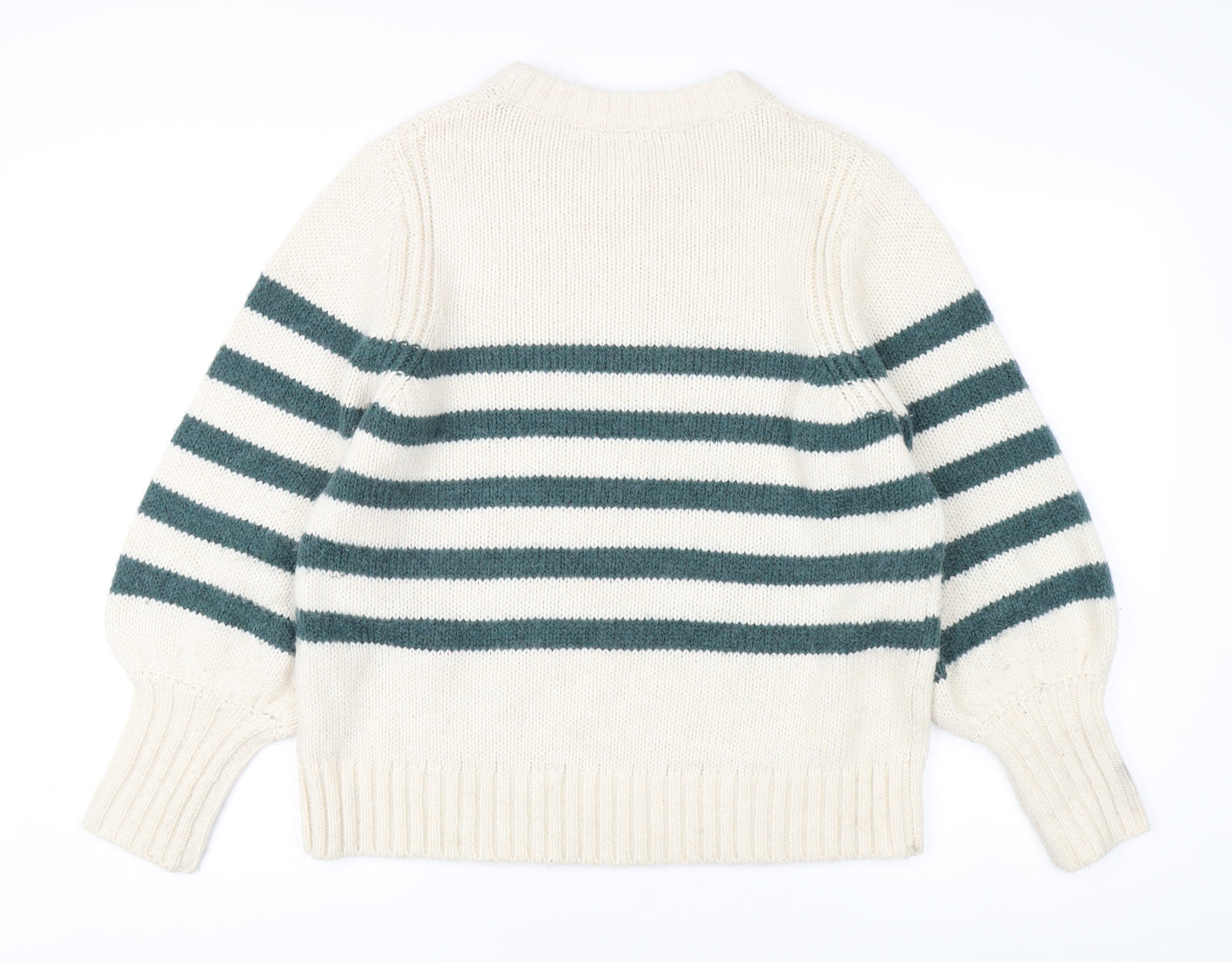 AND/OR Women's Multicoloured Striped Pullover Jumper