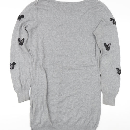 Disney Women's Grey Pullover Jumper Size 14
