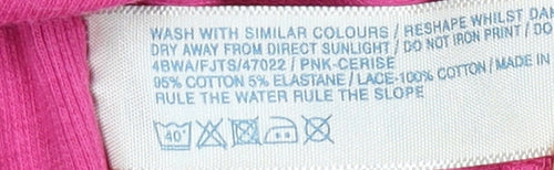 Fat Face Women's Pink Crochet Tank Size 14