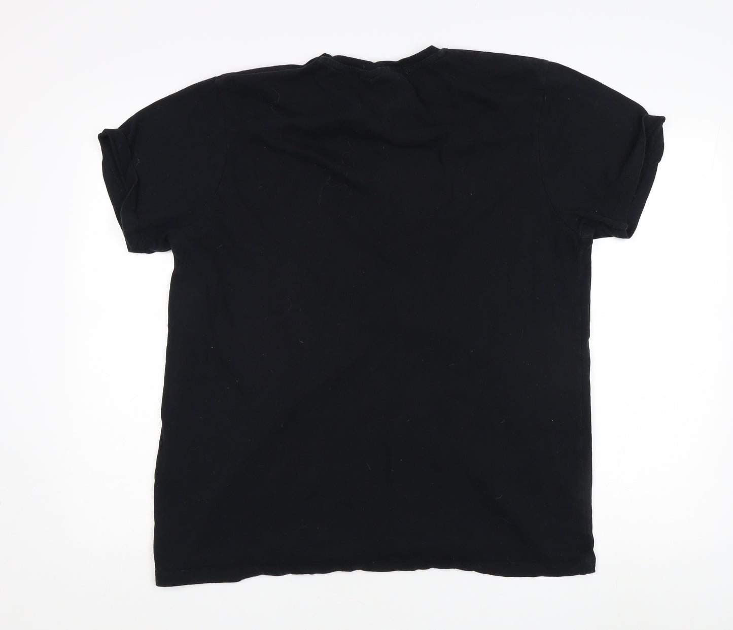 Black Stranger Things T-shirt 2XL Unisex Short Sleeve