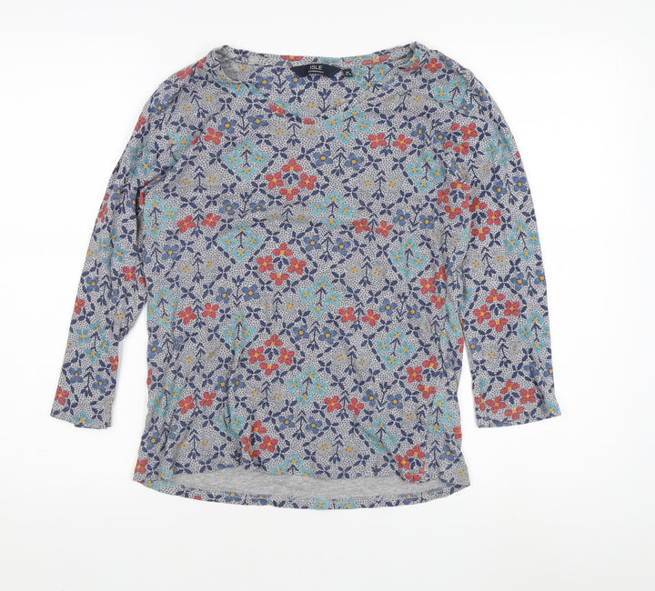 Isle Essentials Women's Floral Multicoloured Blouse M
