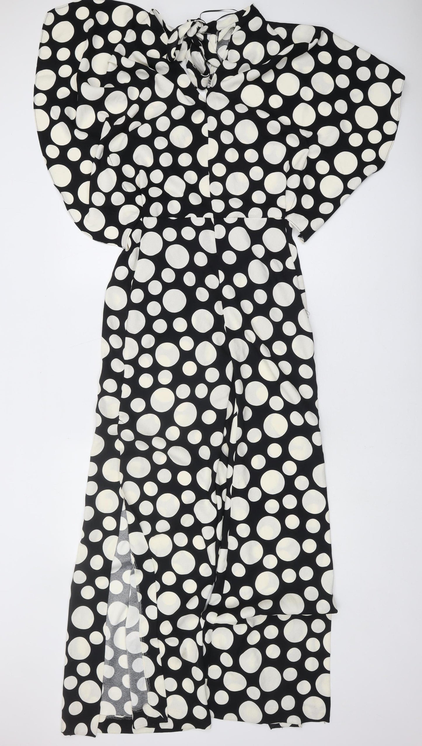 Zara Women’s Black Polka Dot Jumpsuit - Size S