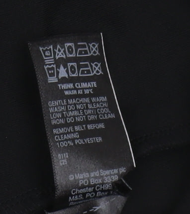 Marks & Spencer Women's Black Long Sleeve Dress Size 8